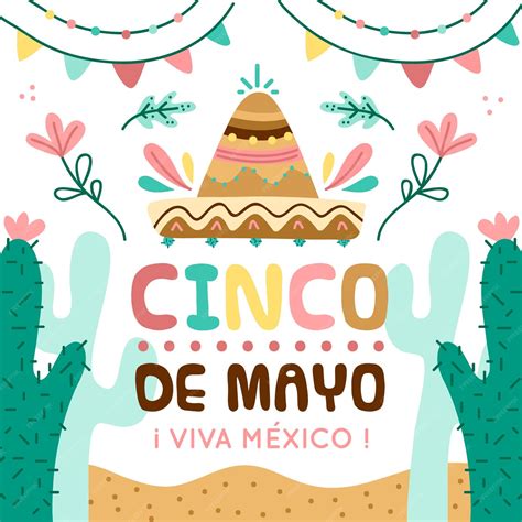 Free Vector | Cinco de mayo drawing concept