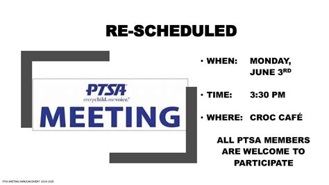 PTSA ELECTION MEETING ANNOUNCEMENT -2024 – Gateway Environmental K-8