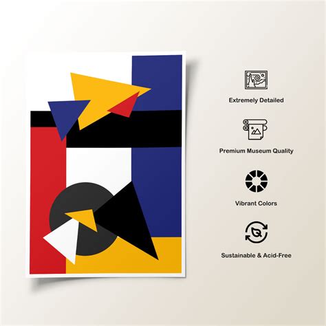 Bauhaus Poster 4 : Buy Minimalist Geometric Art Paintings – Dessine Art
