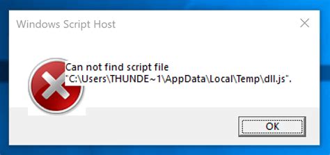 Image result for Windows Script Host Pop Up