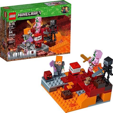 LEGO Minecraft The Nether Fight 21139 Building Kit India | Ubuy