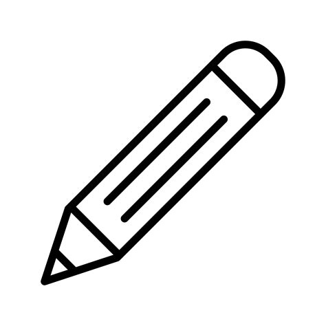 Pencil Vector Outline