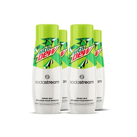 MTN DEW® 4-Pack Syrup Flavour – SodaStream Canada