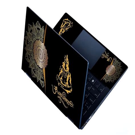 Dzazner Premium Vinyl Hd Printed Full Panel Laptop Skin/Sticker ...