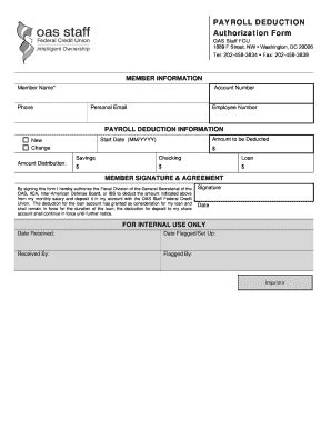 18 Printable Payroll Change Form Templates - Fillable Samples in PDF ...