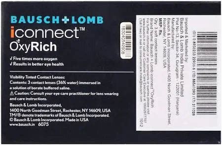 Bausch & Lomb OxyRich Monthly (3 Pack Lens) – AECO
