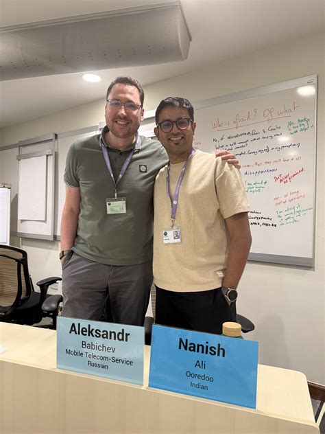 That's how my neighbor at the last Insead module was a Nanish Ali - a b2b product innovator from ...