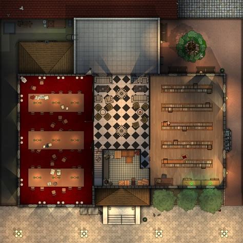 French Hill Library Map | Cthulhu Architect