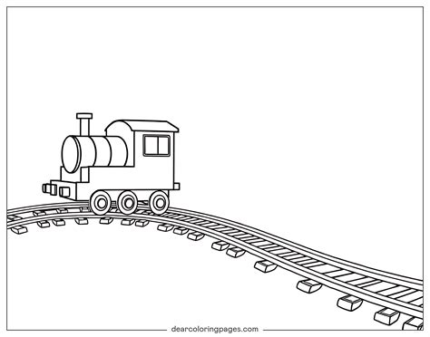 Locomotive Train Coloring Pages [2025]