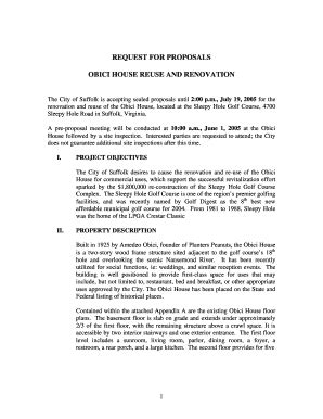 Fillable Online suffolk va OBICI HOUSE REUSE AND RENOVATION - suffolk ...