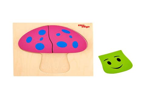 Vr/Wooden Inset Tray Mushroom Puzzle – Vyvic Educational Needs