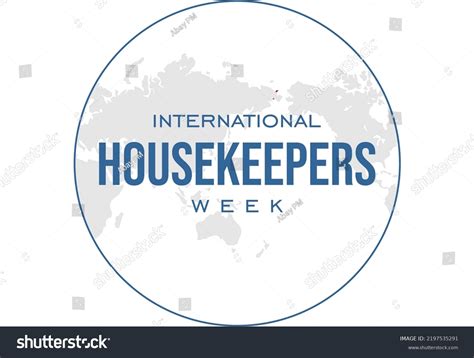 Housekeepers Week Holiday Concept Template Background Stock Vector ...