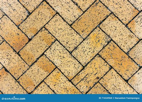 Herringbone brick pattern stock photo. Image of plant - 71654968