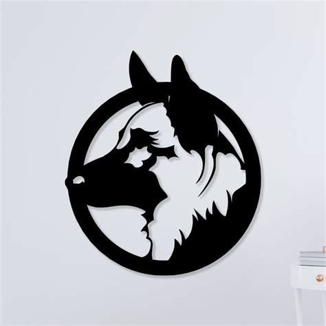 Buy German Shepherd Dog Metal Wall Art Online @ Best Price – The Next Decor