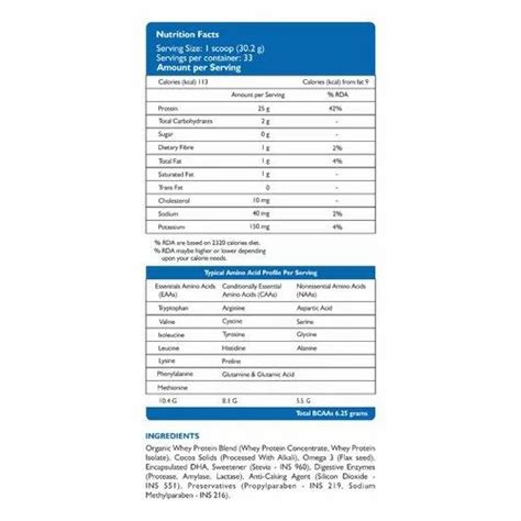 Whey Protein Blend - Whey Protein Powder Manufacturer from Surat