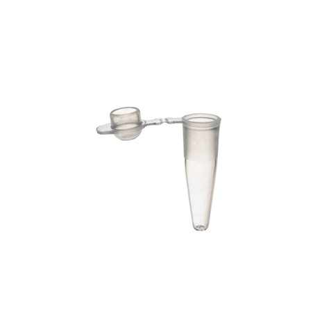 Flat Top PCR Reaction Tube for 0.2 ml | Clear | No Contamination Shield