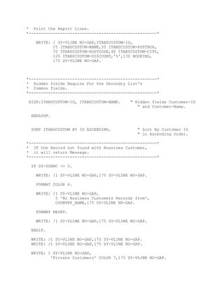 Image result for Using System Name in SAP ABAP Report Program