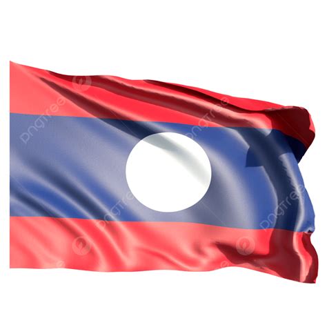 Laos Flag Waving, Laos Flag Waving Transparent, Laos Flag, Laos Flag ...