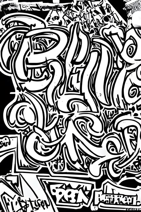 Street Art Graffiti Coloring Pages