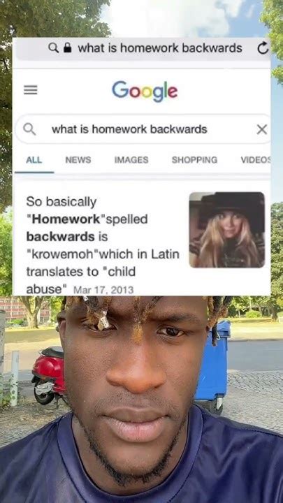 Image result for Homework Backwards