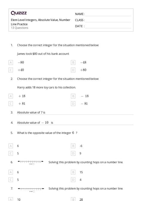 Image result for Absolute Value Examples Number Line