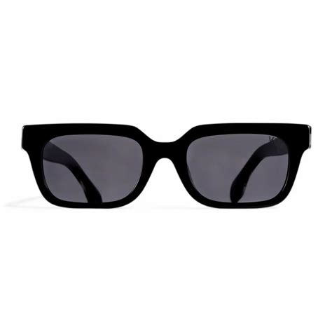 VO Rectangle Black Metal Polarized Sunglasses- VO LT1094 C1 – VO Eyecare