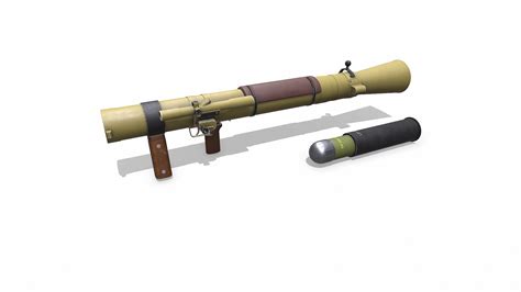 Carl Gustaf M2 Recoilless Rifle Low-poly PBR 3D - TurboSquid 2181646