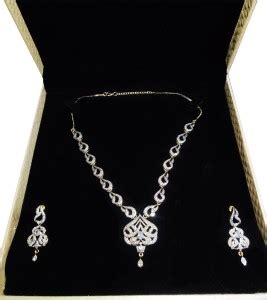 cute creation Alloy Rhodium Multicolor Jewellery Set Price in India ...