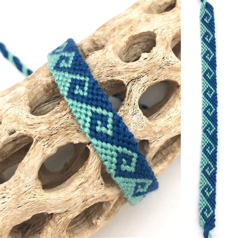 friendship bracelet pattern greek wave