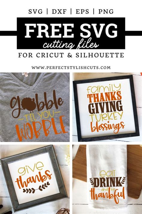 FREE Thanksgiving SVG Files For Cricut | Thanksgiving projects ...
