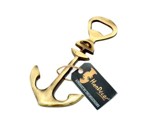 Buy Anchor Design Brass Bottle Opener Brass Showpiece Online at Best Price