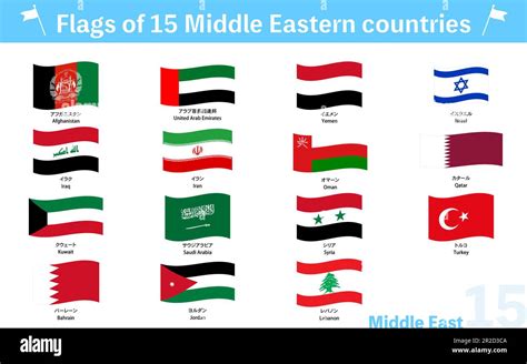 Middle Eastern Flags by Country 的图像结果