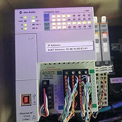 Buy Allen-Bradley CompactLogix PLC Training Kit Trainer 1769-L16ER HMI ...