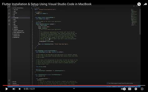 How to Create New Flutter Project in vs Code 的图像结果