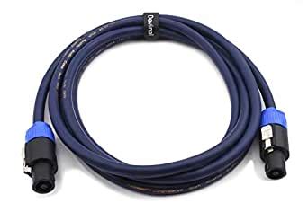 Devinal Professional Speaker Cable 14 AWG Patch Cords, Speakon to ...