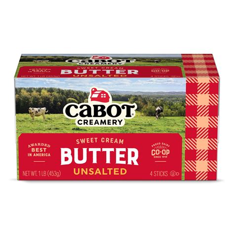 Cabot Creamery Unsalted Butter Sticks