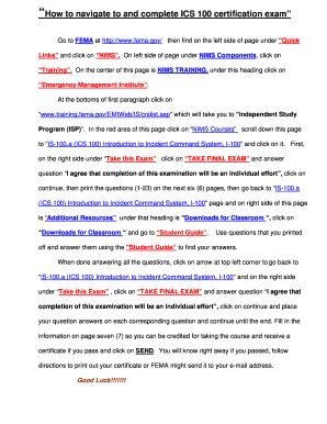 Image result for ICS 100 Certification