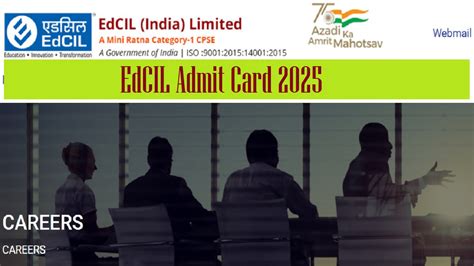 EDCIL Admit Card 2025: Officer Trainees Exam Hall Ticket to Release on ...