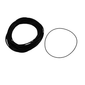 uxcell Nitrile Rubber O-Rings 60mm OD 58mm ID 1mm Width, Metric Sealing ...