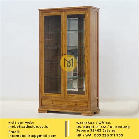 Jual Lemari Hias Kaca, Display Cabinet, Lemari Tempat Penyimpanan ...