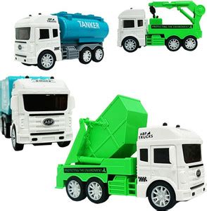 Toy Bharat Garbage Truck Set of 4 for City Waste Management| City ...