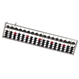 Buy Rare Black 17 Rods Metal Abacus Beads School Calculating Tool for ...