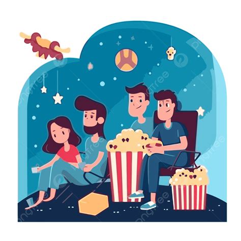 Kids Movie Night Clip Art Monopoly GO New Album: Movie Night :All The