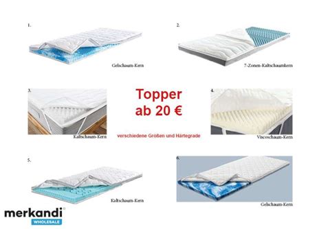 Toppers, mattress toppers, cold foam toppers, gel foam toppers, various ...