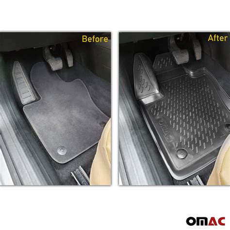 Floor Mats Liner For Jeep Renegade 2015-2020 All Weather Molded 3D ...