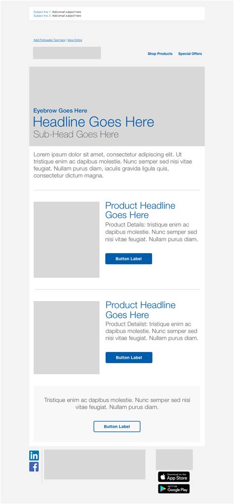 Image result for Email Wireframe F Pattern