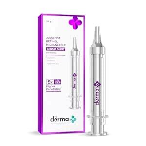 The Derma Co. 3000 PPM Retinol Microneedle Face Serum Shot with ...