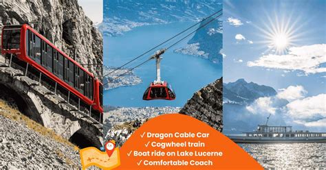 Day Trip to Mount Pilatus with Aerial Cable Car and Boat Ride (Zurich ...