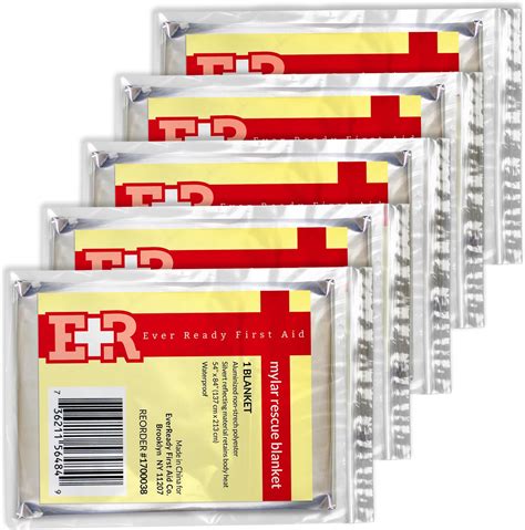 Amazon.com: Rawyer (50 Pack) Emergency Thermal Survival Blankets, Mylar ...