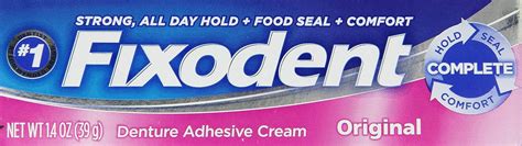 fixodent original denture adhesive cream 1.4 oz : Amazon.in: Industrial ...
